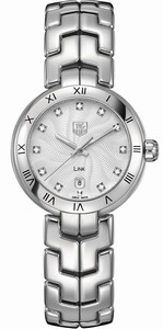 TAG Heuer Quartz Diamond Dials Date Link Watch #WAT1411.BA0954 (Women Watch)