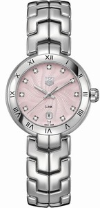 TAG Heuer Quartz Diamond Dials Date Link Watch #WAT1415.BA0954 (Women Watch)