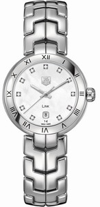 TAG Heuer Quartz Diamond Dials Date Link Watch #WAT1417.BA0954 (Women Watch)