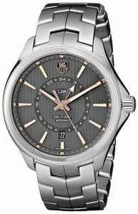 TAG Heuer Link Automatic Calibre 7 GMT Date Stainless Steel Watch# WAT201C.BA0951 (Men Watch)