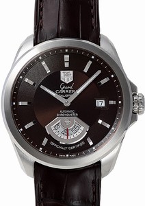 TAG Heuer Grand Carrera Calibre 6 Automatic Chronometer Date Brown Leather Watch #WAV511C.FC6230 (Men Watch)