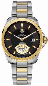 TAG Heuer Grand Carrera Calibre 6 Automatic Chronometer Date Stainless Steel and 18ct Yellow Gold Watch #WAV515A.BD0903 (Men Watch)