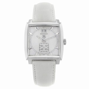 TAG Heuer Mother Of Pearl Dial Stainless Steel Band Watch #WAW1318.FC6247 (Women Watch)