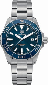 TAG Heuer Aquaracer Quartz Blue Dial Date Stainless Steel Watch# WAY111C.BA0928 (Men Watch)