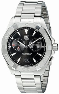TAG Heuer Aquaracer Quartz Black Dial Stainless Steel Watch# WAY111Z.BA0910 (Men Watch)