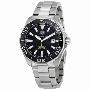 TAG Heuer Aquaracer Automatic Black Dial Date Stainless Steel Watch# WAY201A.BA0927 (Men Watch)