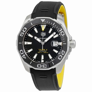 TAG Heuer Aquaracer Automatic Date Black Rubber Watch# WAY201A.FT6069 (Men Watch)
