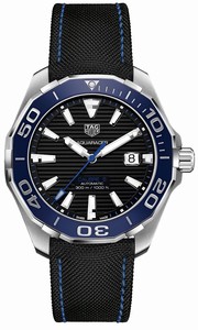 TAG Heuer Aquaracer Caliber 5 Automatic Date Black Fabric Watch# WAY201C.FC6395 (Men Watch)