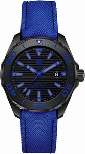 TAG Heuer Aquaracer Automatic Date Blue Nylon Watch# WAY208B.FC6382 (Men Watch)