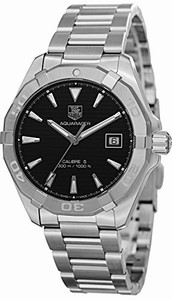 TAG Heuer Automatic Black Dial Date Stainless Steel Watch #WAY2110.BA0910 (Men Watch)