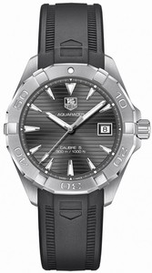 TAG Heuer Grey Dial Rubber Band Watch #WAY2113.FT8021 (Men Watch)