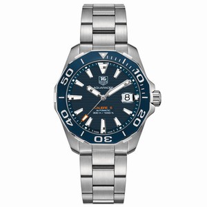 TAG Heuer Aquaracer Automatic Calibre 5 Blue Dial Date Stainless Steel Watch# WAY211C.BA0928 (Men Watch)