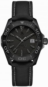 TAG Heuer Aquaracer Automatic Date Black Nylon Watch# WAY218B.FC6364 (Men Watch)