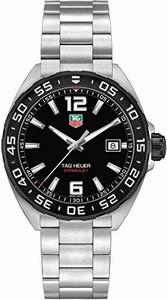 TAG Heuer Formula 1 Quartz Black Dial Date Stainless Steel Watch#