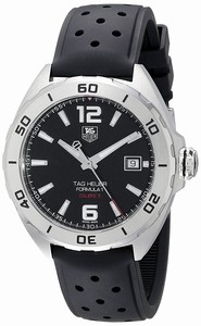 TAG Heuer Formula 1 Automatic Calibre 5 Date Black Rubber Watch # WAZ2113.FT0823 (Men Watch)