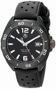TAG Heuer Formula 1 Automatic Calibre 5 Date Black Rubber Watch# WAZ2115.FT8023 (Men Watch)