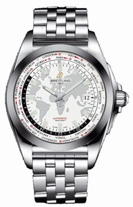 Breitling White Automatic Self Winding Watch # WB3510U0/A777-375A (Men Watch)