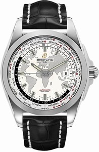 Breitling Swiss automatic Dial color White Watch # WB3510U0/A777-744P (Men Watch)