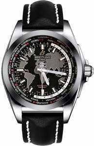 Breitling Swiss automatic Dial color Black Watch # WB3510U4/BD94BKLT (Men Watch)