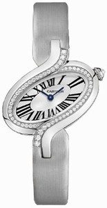 Cartier Swiss quartz Dial color Silver Watch # WG800018 (Women Watch)