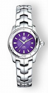 TAG Heuer Link Quartz Purple Dial Date Stainless Steel Watch # WJ1311.BA0572 (Women Watch)