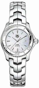 TAG Heuer Link Quartz Mother of Pearl Dial Date Stainless Steel Watch # WJ1313.BA0572 (Women Watch)