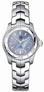 TAG Heuer Link Quartz Blue Mother of Pearl Dial Date Stainless Steel Watch # WJ1316.BA0573 (Women Watch)
