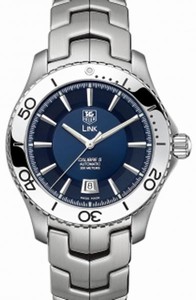 TAG Heuer Link Automatic Calibre 5 Blue Dial Date Stainless Steel Watch # WJ201C.BA0591 (Men Watch)