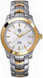 TAG Heuer Link Quartz Analog Date Stainless Steel and 18ct Gold Watch # WJF1152.BB0579 (Men Watch)