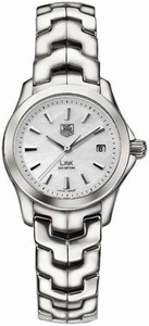 TAG Heuer Link Quartz Mother of Pearl Dial Stainless Steel Watch # WJF1310.BA0572 (Women Watch)