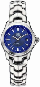 TAG Heuer Link Quartz Blue Dial Date Stainless Steel Watch # WJF1315.BA0572 (Women Watch)