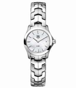 TAG Heuer Link Quartz Mother of Pearl Dial Date Stainless Steel Watch # WJF1410.BA0585 (Women Watch)