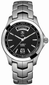 TAG Heuer Link Automatic Calibre 5 Day-Date Stainless Steel Watch # WJF2010.BA0592 (Men Watch)