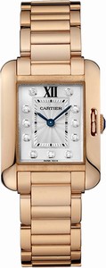 Cartier Swiss quartz Dial color Silver Watch # WJTA0004 (Women Watch)