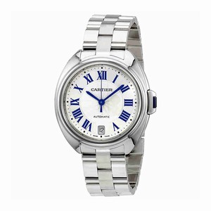 Cartier Automatic Dial color Silver Watch # WSCL0006 (Men Watch)