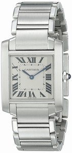 Cartier Quartz Dial color Silver Watch # WSTA0005 (Women Watch)