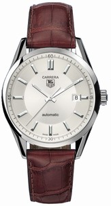 TAG Heuer Automatic Date Crocodile Leather Carrera Watch #WV211A.FC6181 (Men Watch)