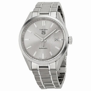 TAG Heuer Carrera Automatic Silver Dial Date Stainless Steel Watch #WV211W.BA0787 (Men Watch)