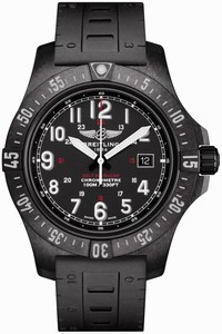 Breitling Quartz Colt Skyracer Date Black Rubber Watch# X74320E4/BF87-293S (Men Watch)