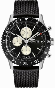 Breitling Swiss automatic Dial color Black Watch # Y2431012/BE10-267S (Men Watch)