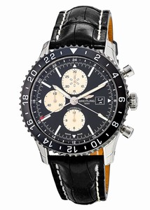 Breitling Black Automatic Self Winding Watch # Y2431012/BE10-760P (Men Watch)